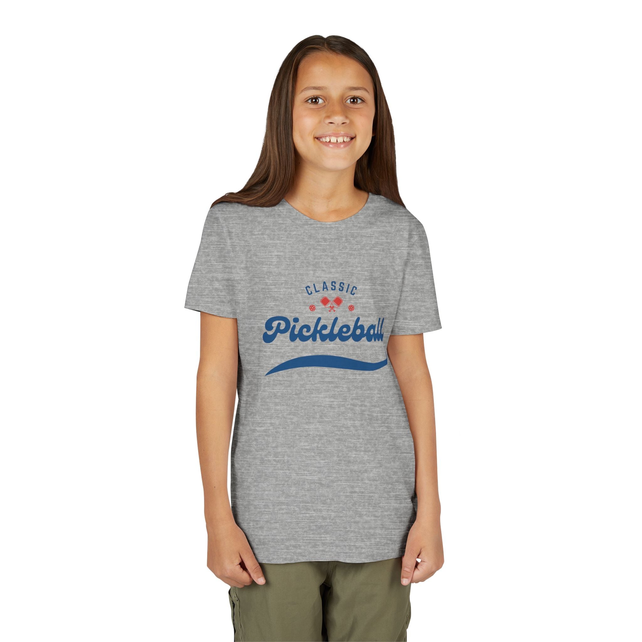 Youth Retro Classic Pickleball T-Shirt | Kids Sports Tee for Boys & Girls | Soft & Comfy
