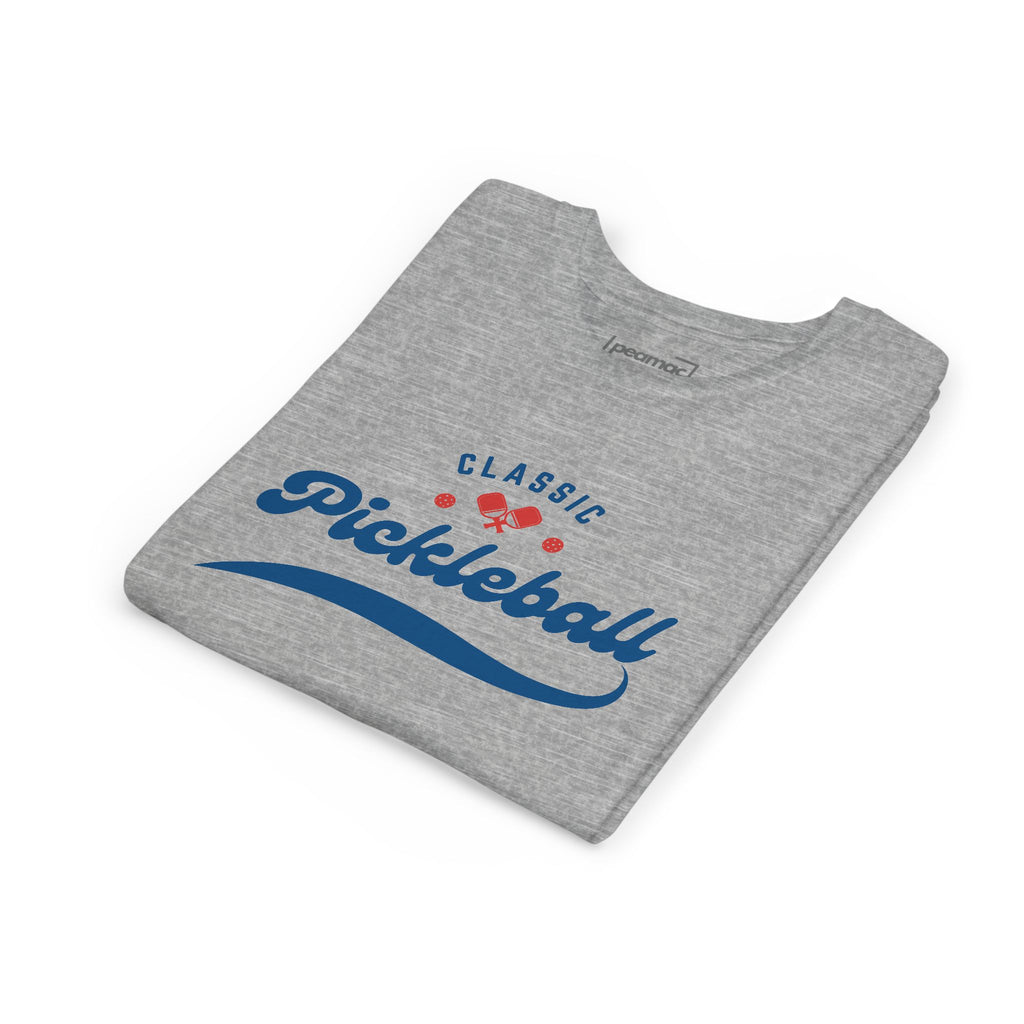 Youth Retro Classic Pickleball T-Shirt | Kids Sports Tee for Boys & Girls | Soft & Comfy