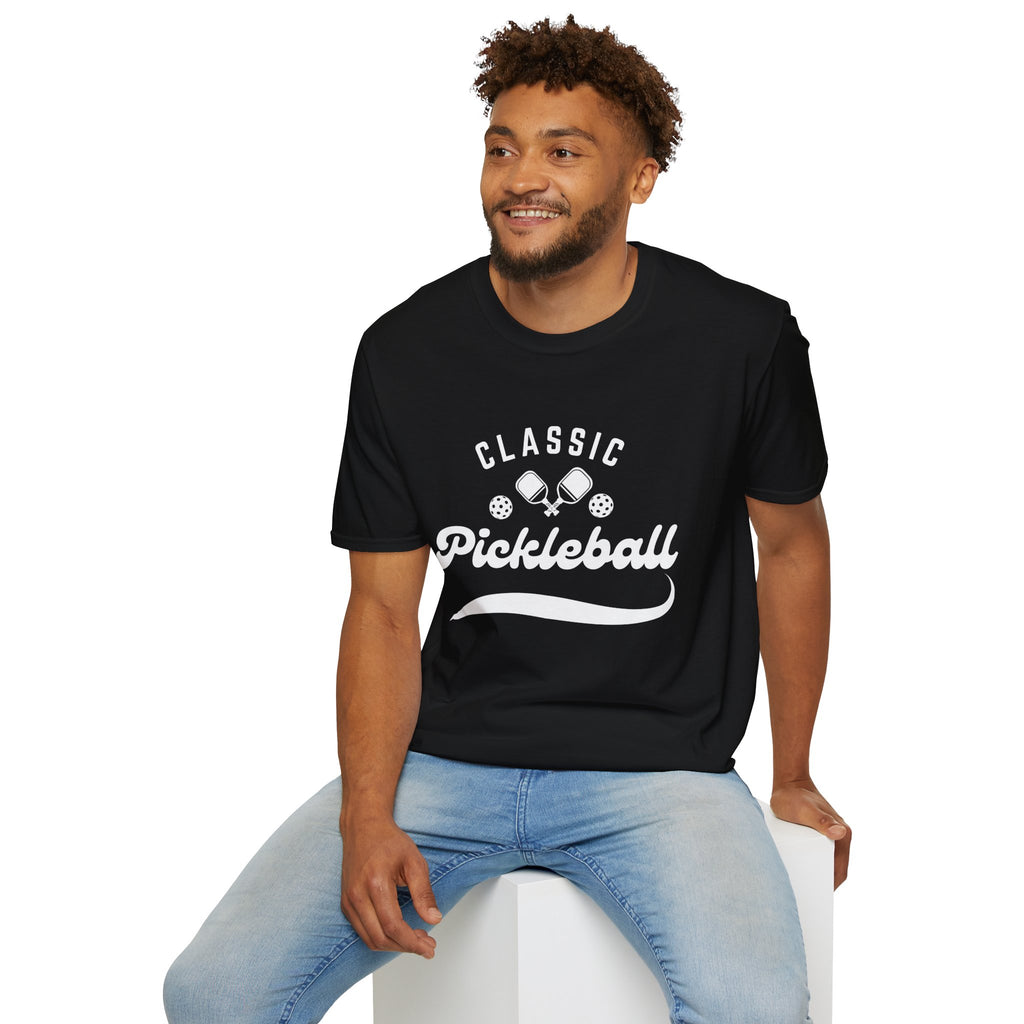 Classic Pickleball Unisex T-shirt | Relaxed Fit, Soft & Comfy Tee | Lightweight Activewear | Player Gift