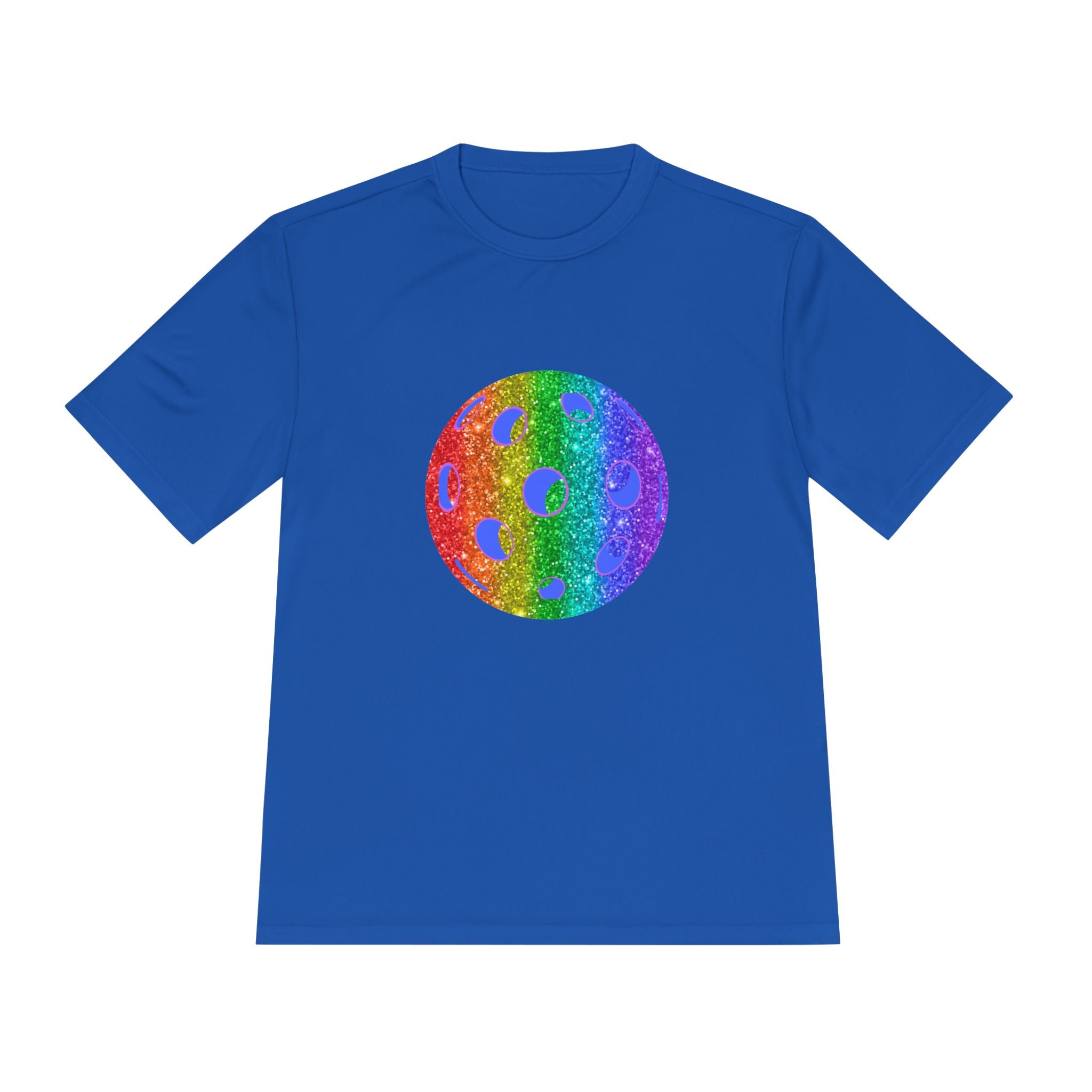 Sparkle Loud and Proud Moisture Wicking Pride T-shirt | Pickleball Tee for Men & Women | Gift for the LGBTQ2 Community