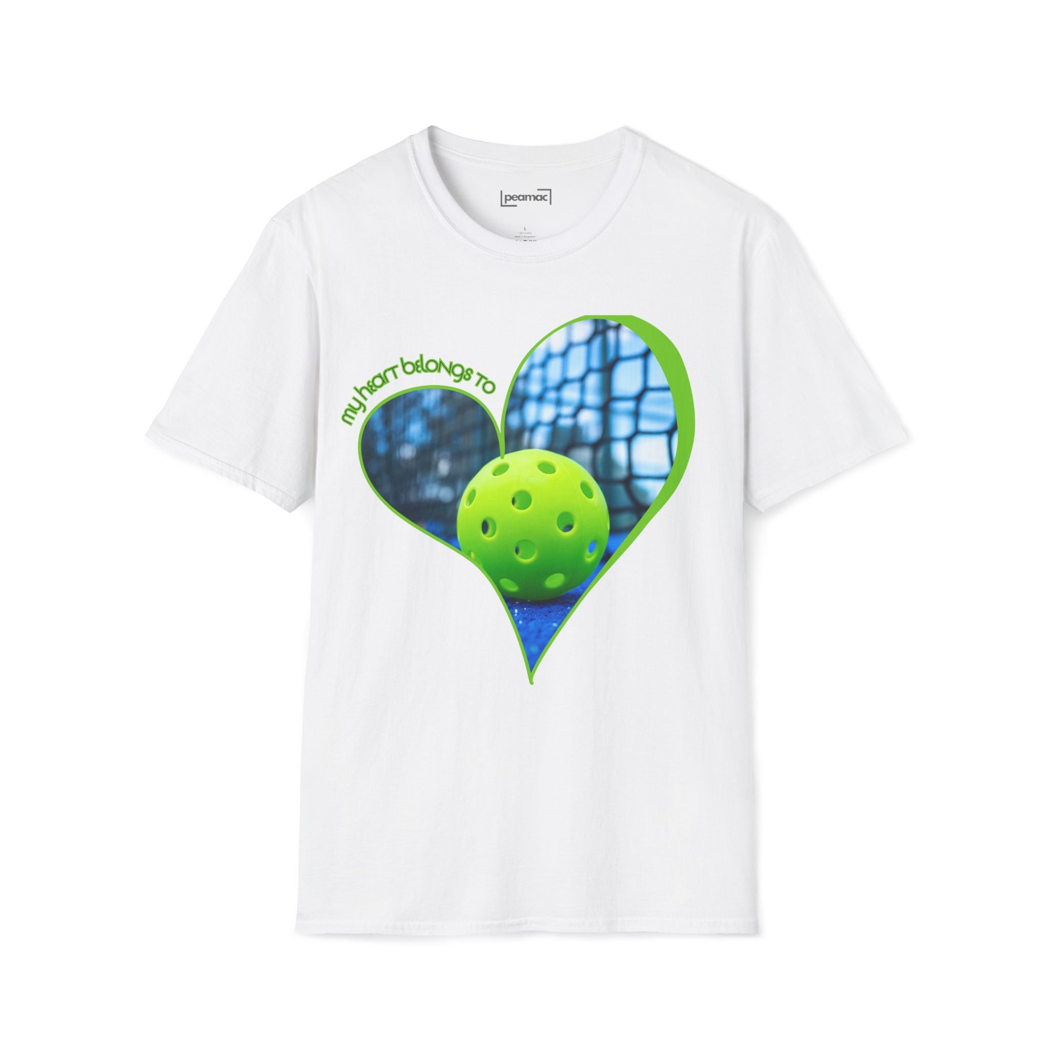 Relaxed Fit, Moisture Wicking Performance Tee | My Heart Belongs To Pickleball | Unisex T-Shirt, Lightweight Activewear