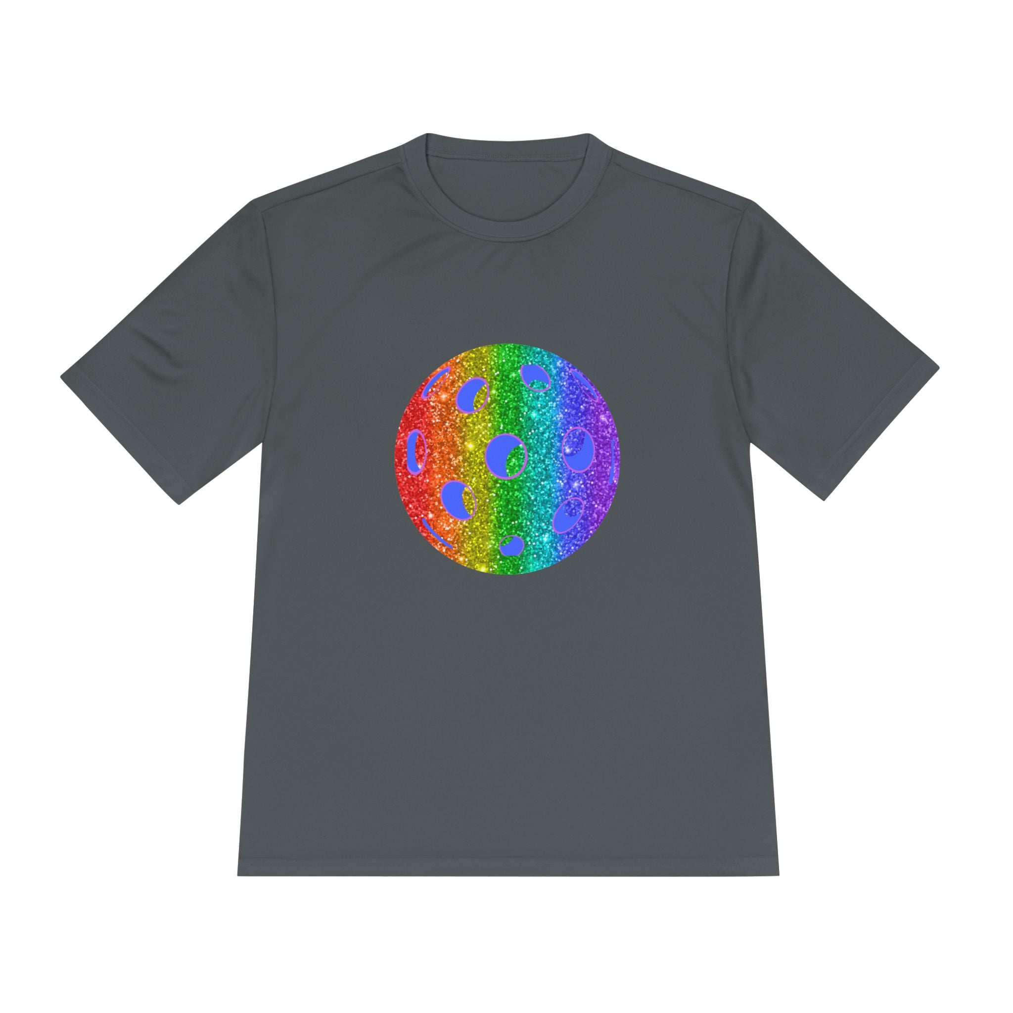 Sparkle Loud and Proud Moisture Wicking Pride T-shirt | Pickleball Tee for Men & Women | Gift for the LGBTQ2 Community