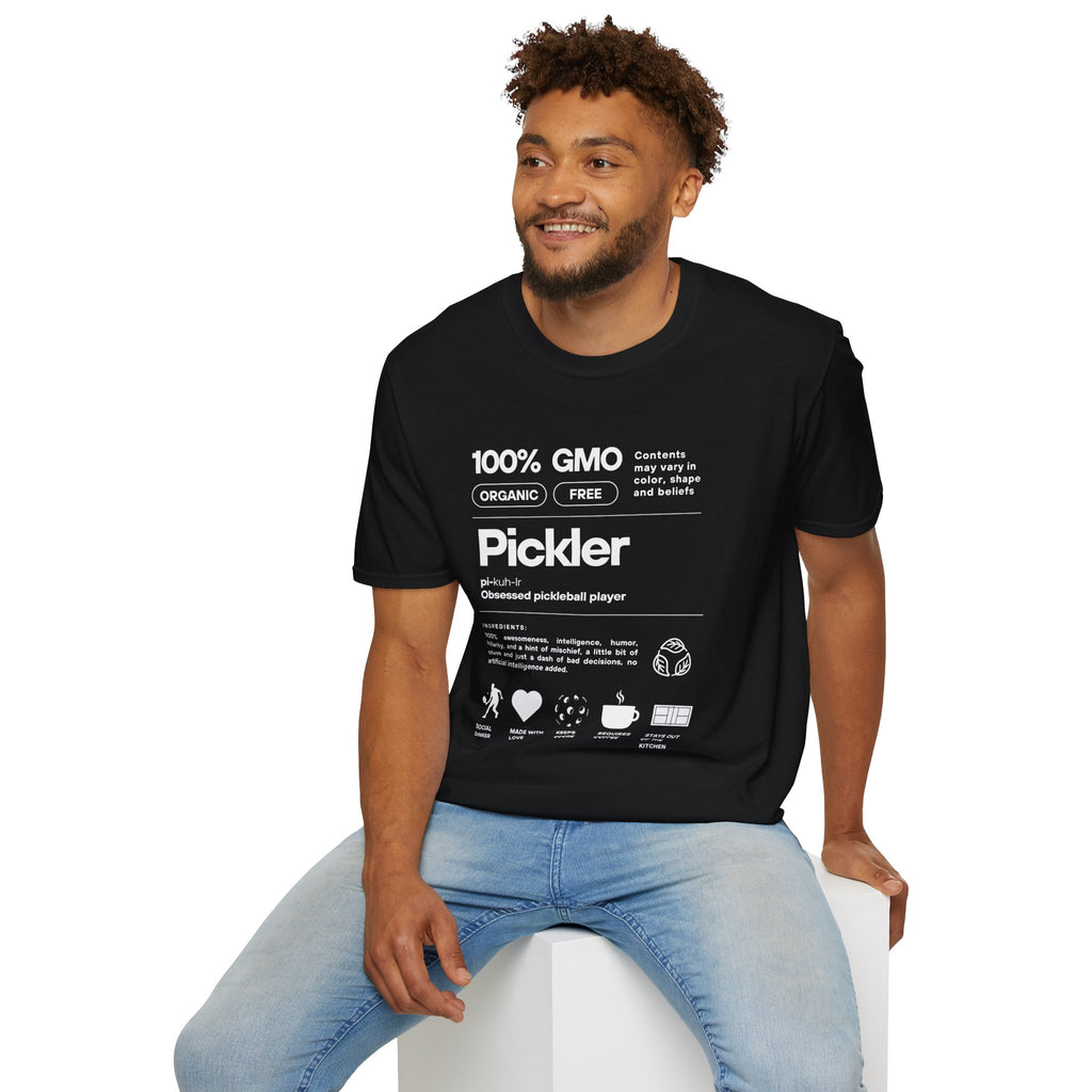 Unisex Pickleball Tee | Pickler Funny Definitions | Relaxed Fit, Soft & Comfy T-shirt | Lightweight Activewear | Player Gift
