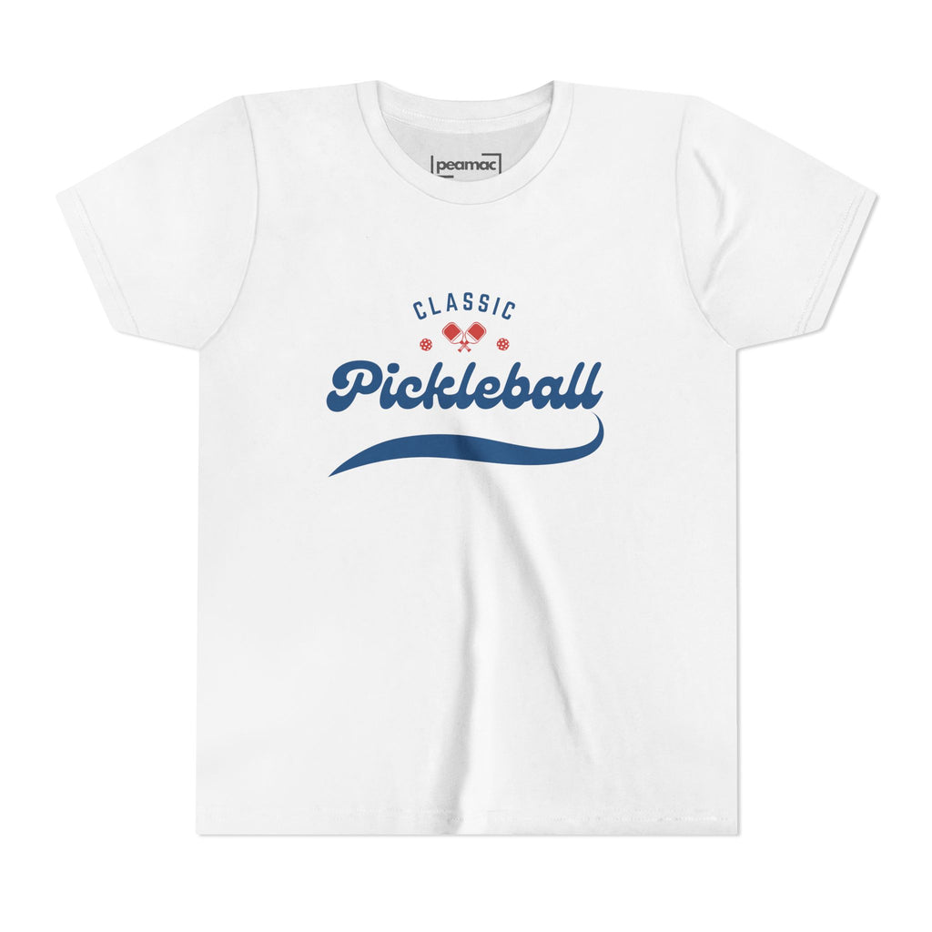 Youth Retro Classic Pickleball T-Shirt | Kids Sports Tee for Boys & Girls | Soft & Comfy