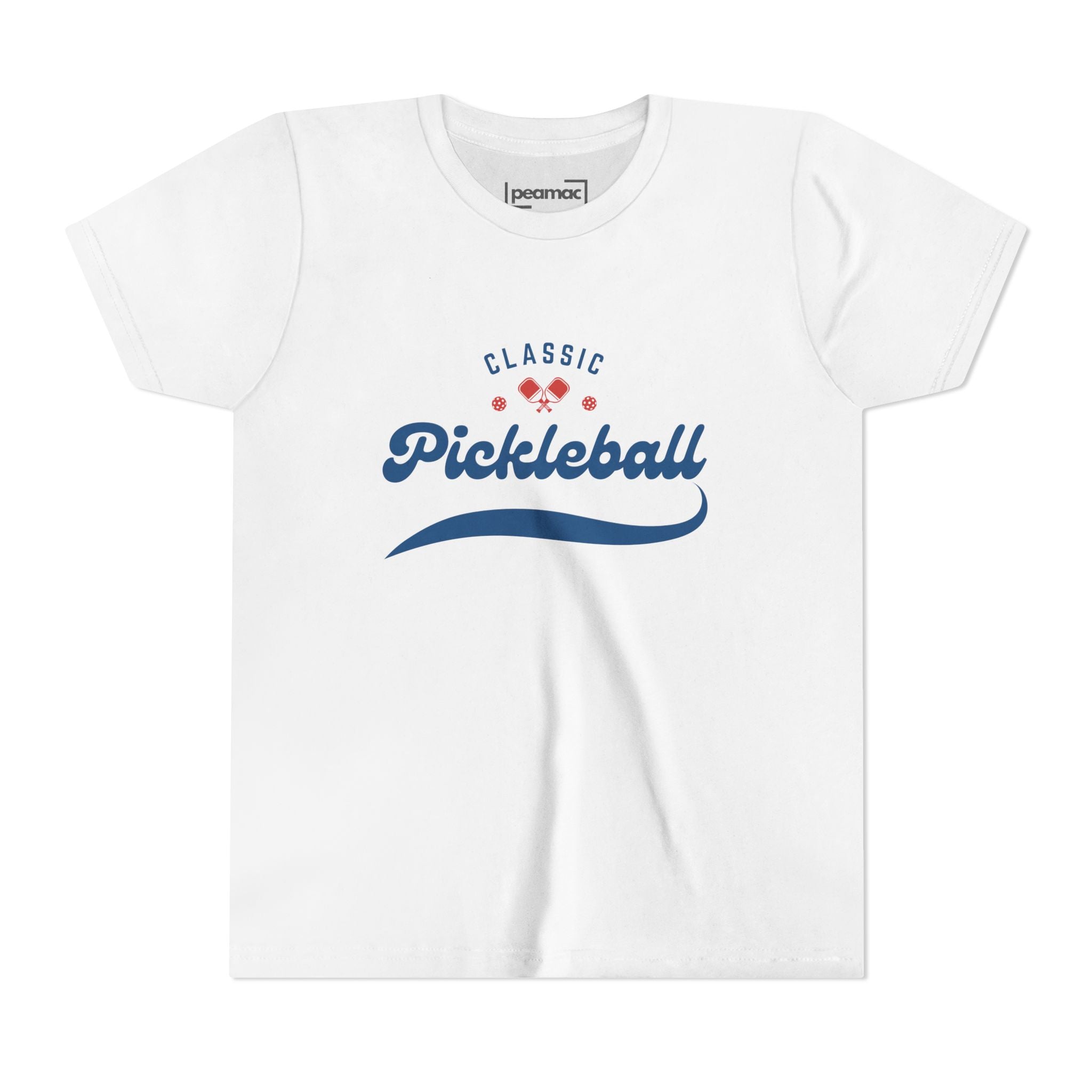 Youth Retro Classic Pickleball T-Shirt | Kids Sports Tee for Boys & Girls | Soft & Comfy