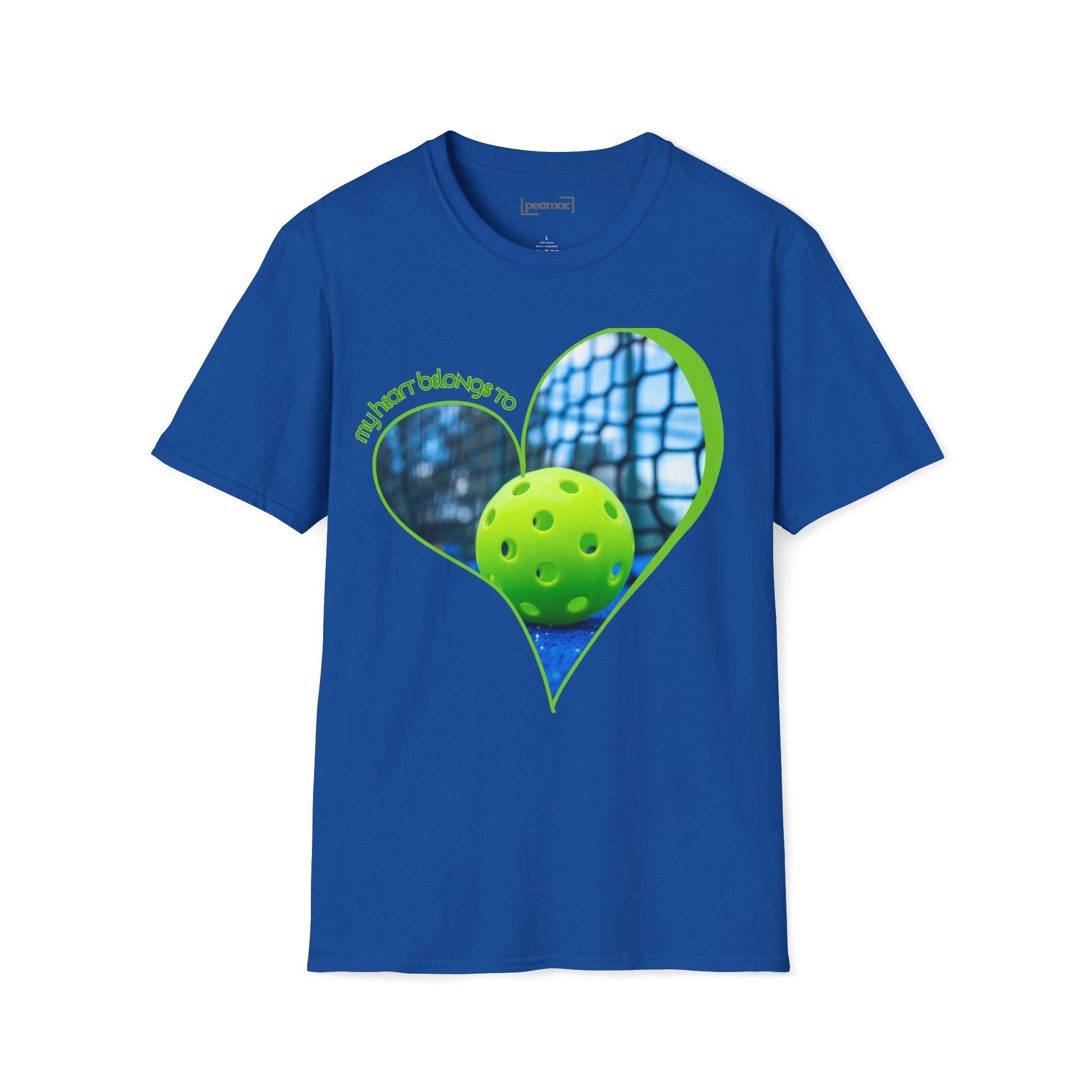 Relaxed Fit, Moisture Wicking Performance Tee | My Heart Belongs To Pickleball | Unisex T-Shirt, Lightweight Activewear