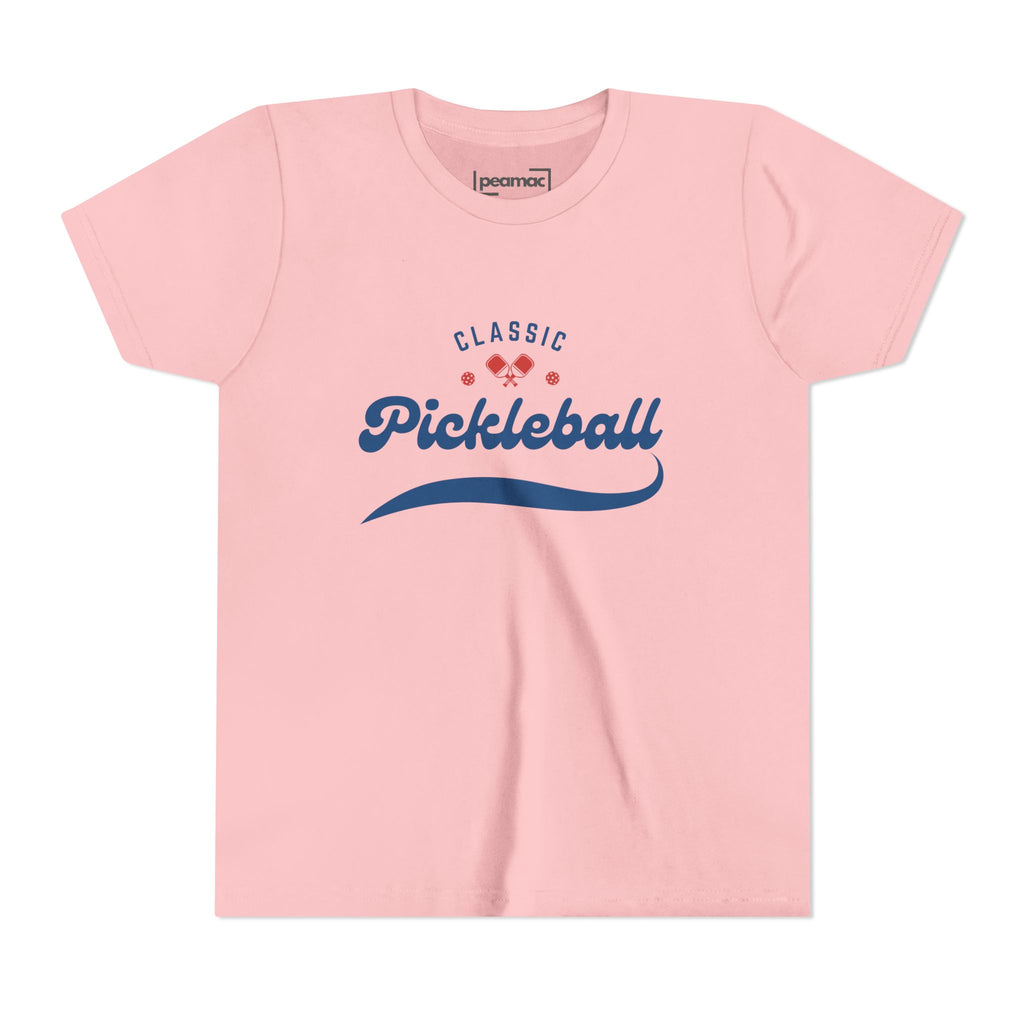 Youth Retro Classic Pickleball T-Shirt | Kids Sports Tee for Boys & Girls | Soft & Comfy
