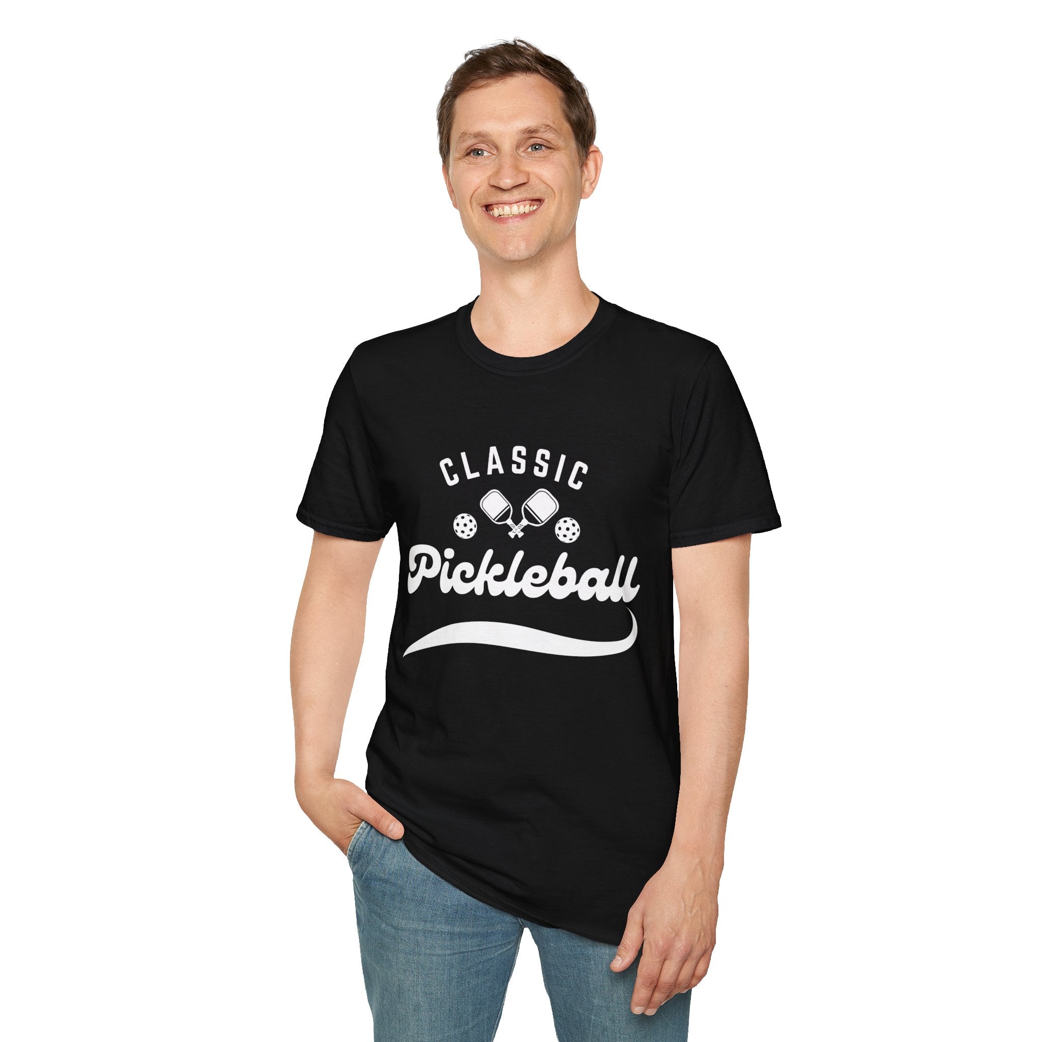 Classic Pickleball Unisex T-shirt | Relaxed Fit, Soft & Comfy Tee | Lightweight Activewear | Player Gift