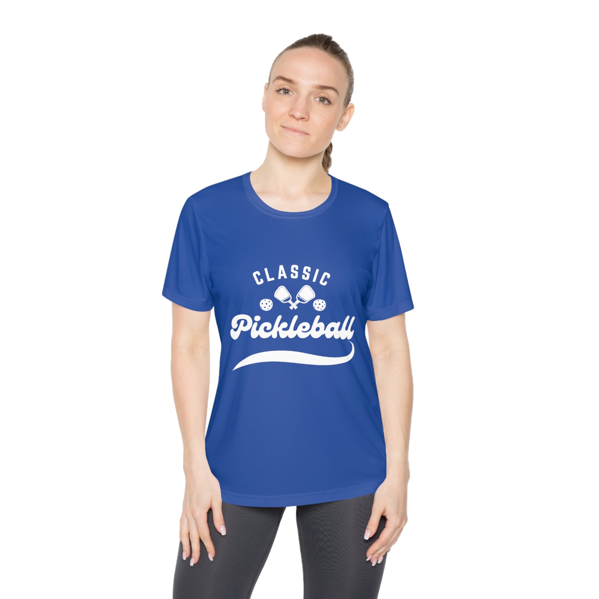 Women's Moisture Wicking Performance Classic Pickleball T-Shirt | Lightweight Activewear | Gift for Players & Friends