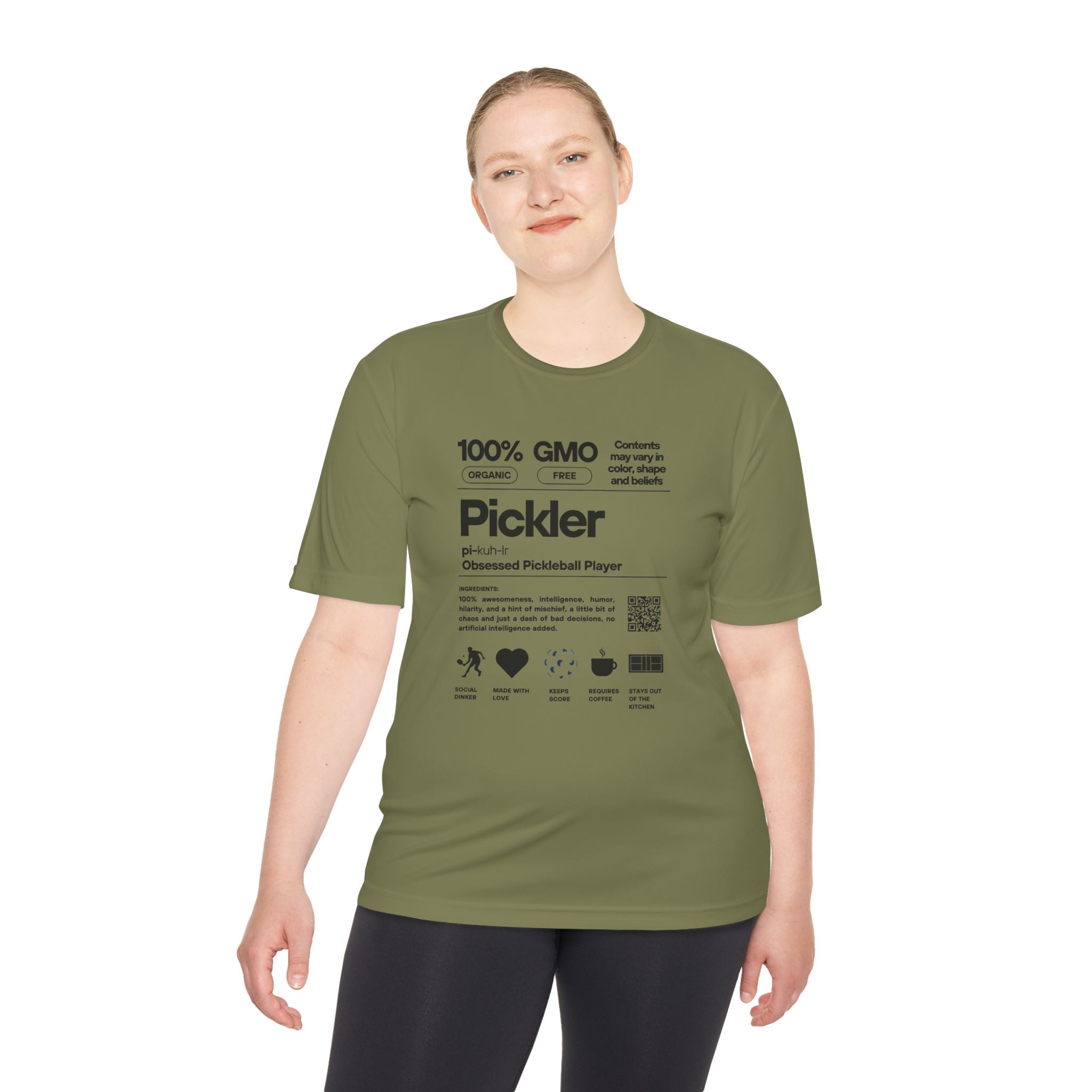 Moisture Wicking Performance Pickleball Tee | Pickler Funny Definitions | Relaxed Fit T-Shirt | Lightweight Activewear
