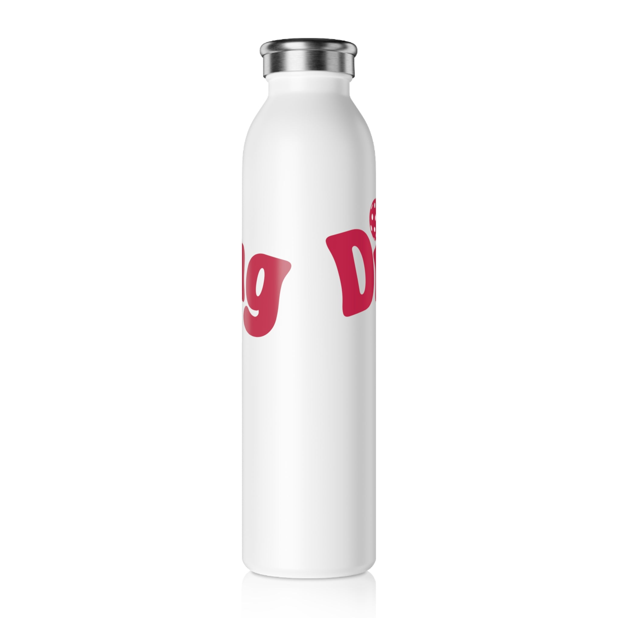 Stainless Steel Dinking Diva Pickleball Hydration Bottle | BPA-Free, Leak-Proof, 20oz Sports Bottle | Gift for Players