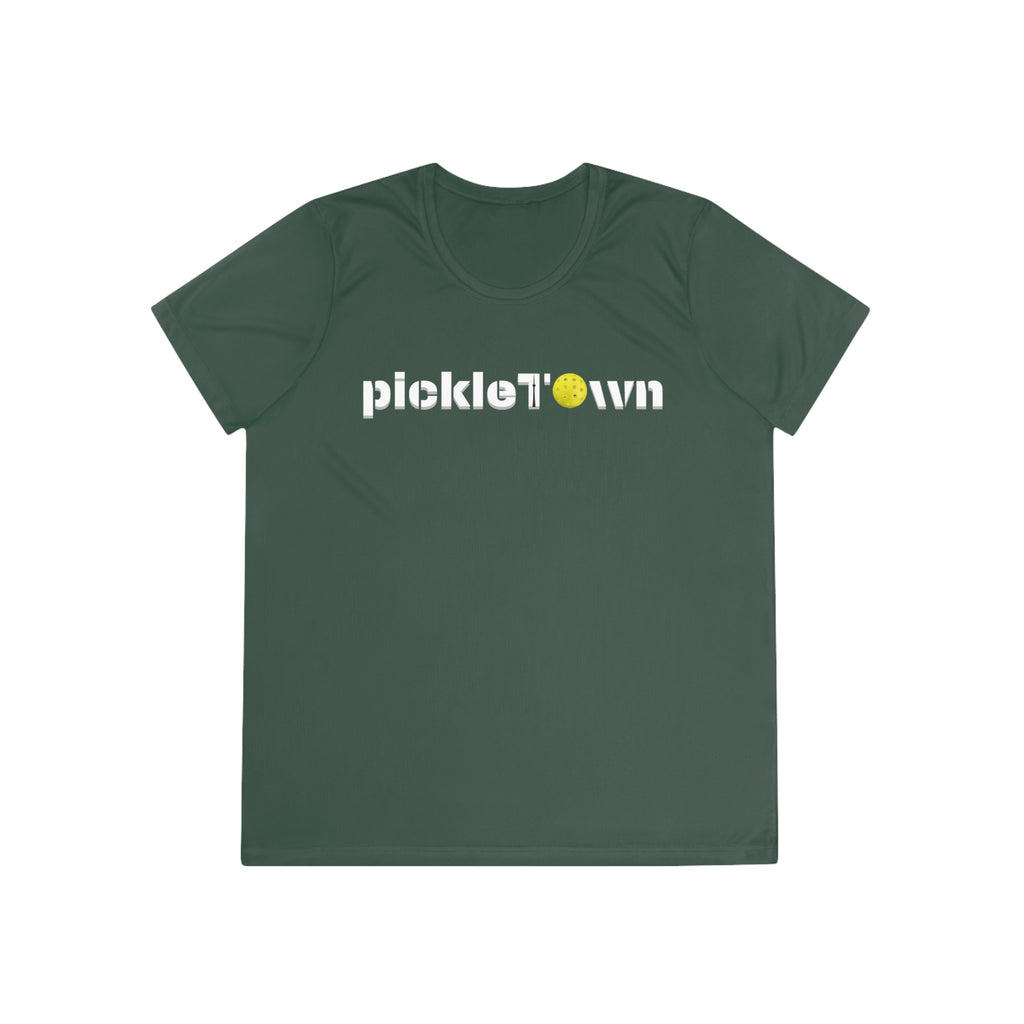 PickleTOwn T-Shirt - Toronto 6ix City Pride Pickleball Tee | CN Tower Sport Apparel Gift Women's Moisture Wicking Shirt