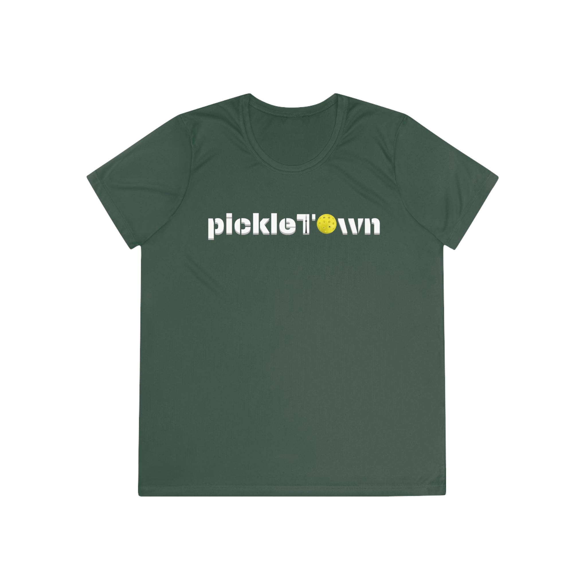 PickleTOwn T-Shirt - Toronto 6ix City Pride Pickleball Tee | CN Tower Sport Apparel Gift Women's Moisture Wicking Shirt