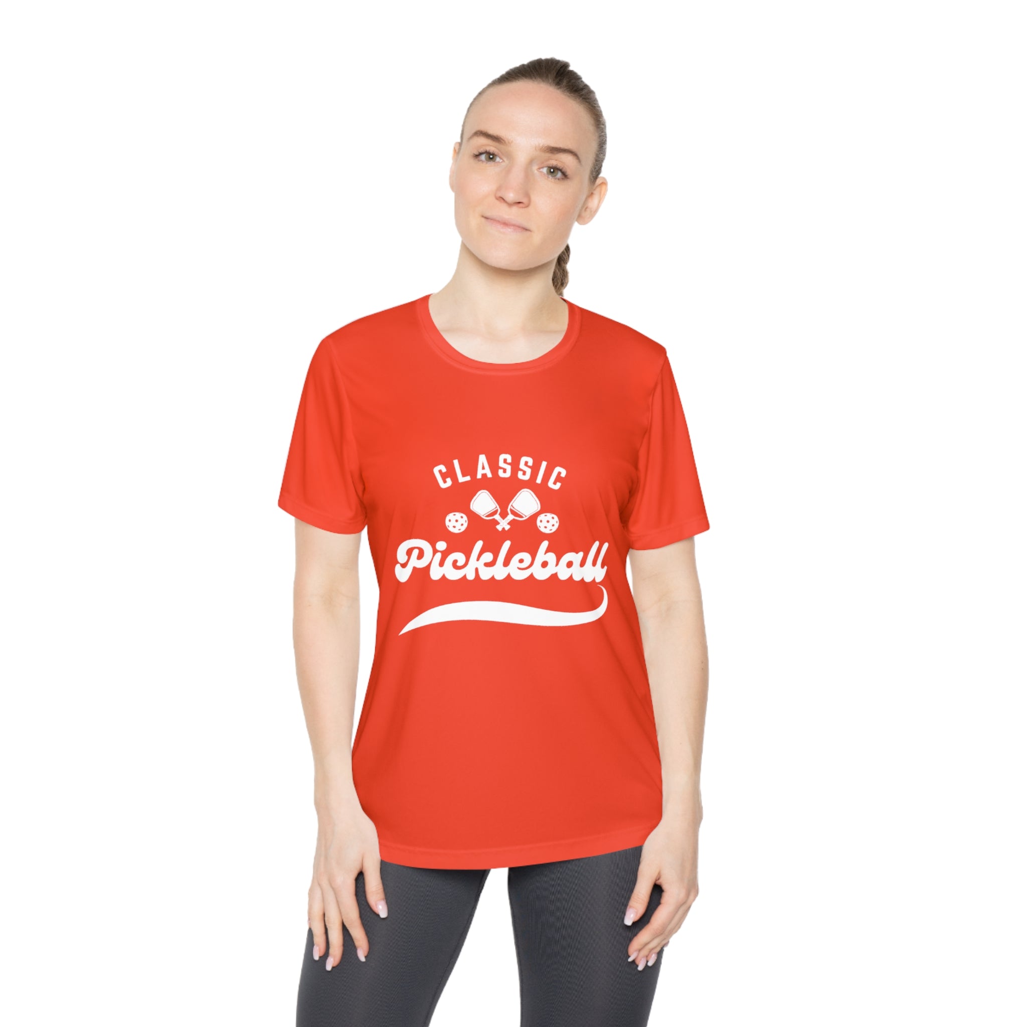 Women's Moisture Wicking Performance Classic Pickleball T-Shirt | Lightweight Activewear | Gift for Players & Friends
