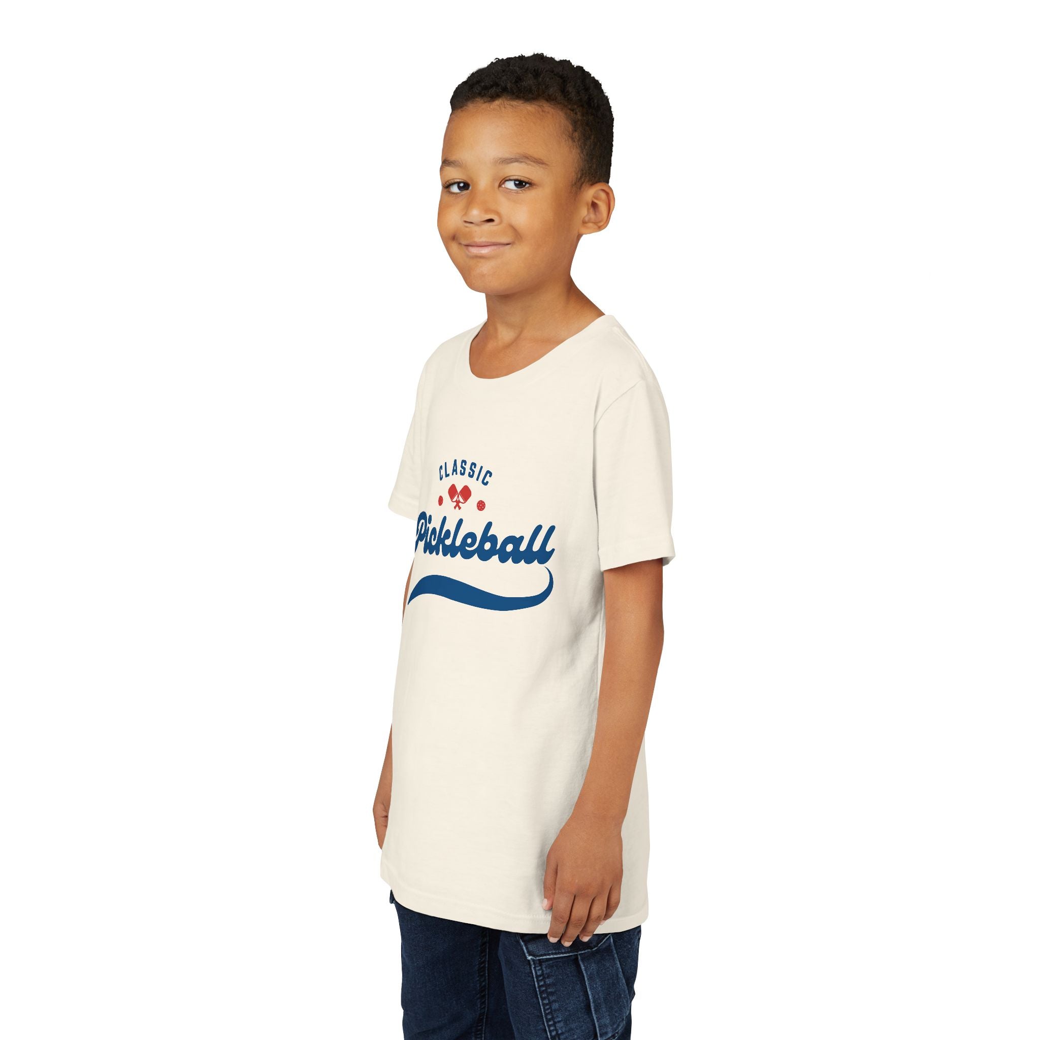 Youth Retro Classic Pickleball T-Shirt | Kids Sports Tee for Boys & Girls | Soft & Comfy