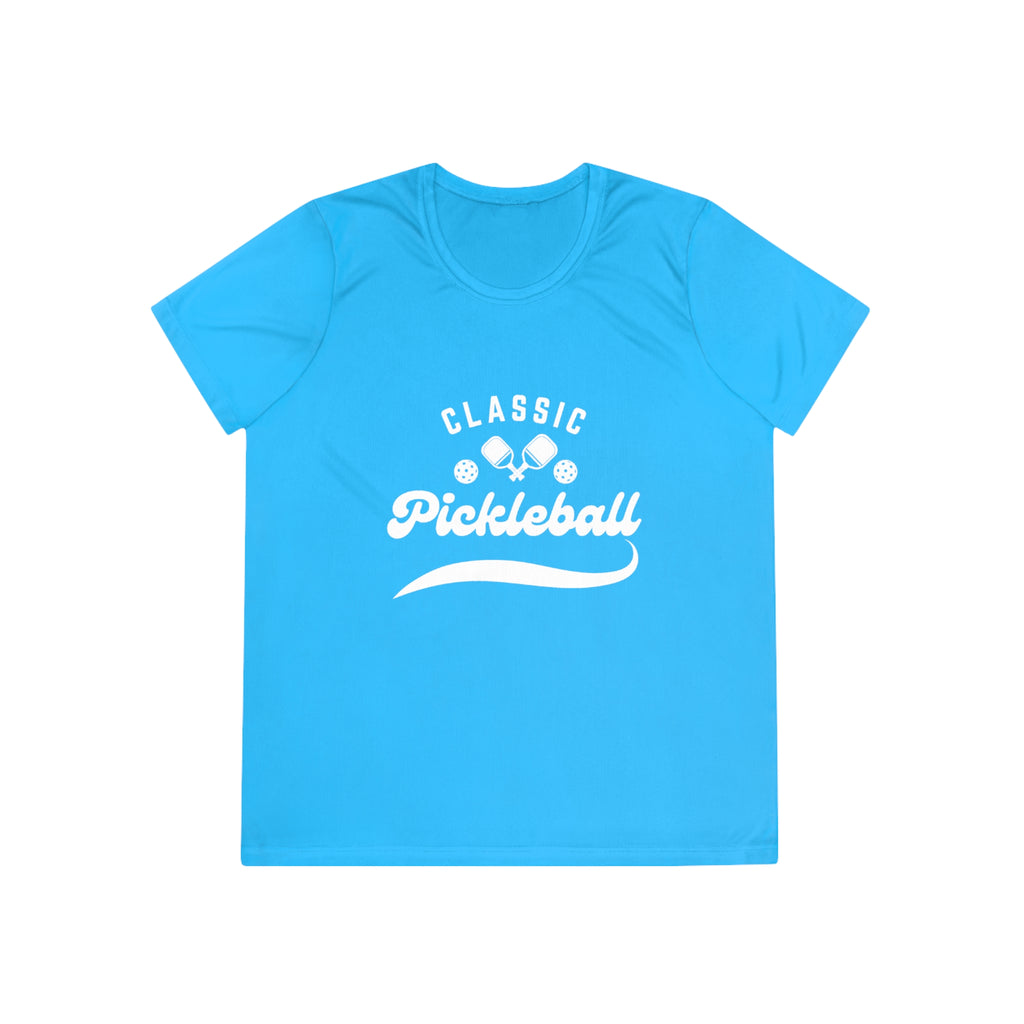 Women's Moisture Wicking Performance Classic Pickleball T-Shirt | Lightweight Activewear | Gift for Players & Friends
