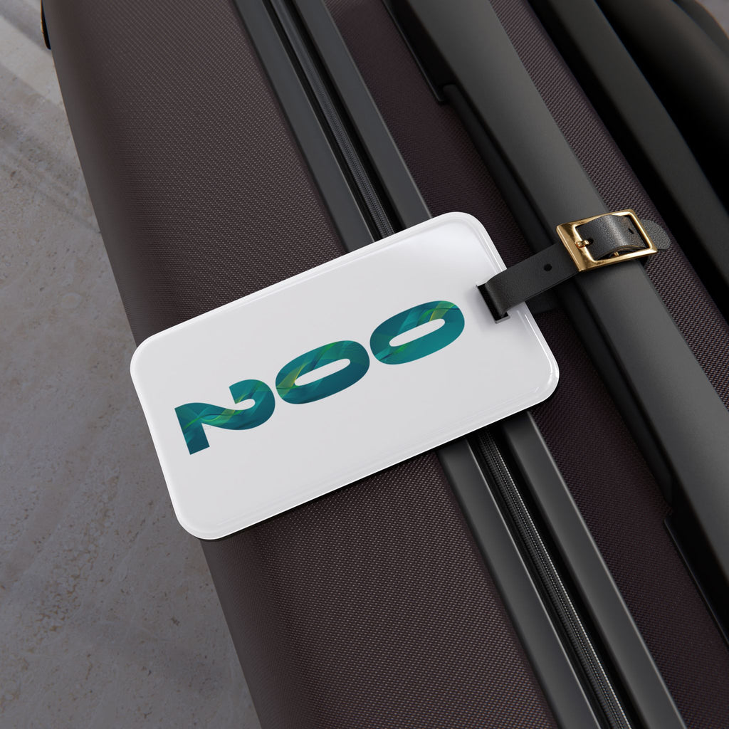 002 Pickleball GameStart Green Luggage Tag | Leather Strap with Buckle | 4 x 2.4 inches | ID Label for Knapsack & Bags