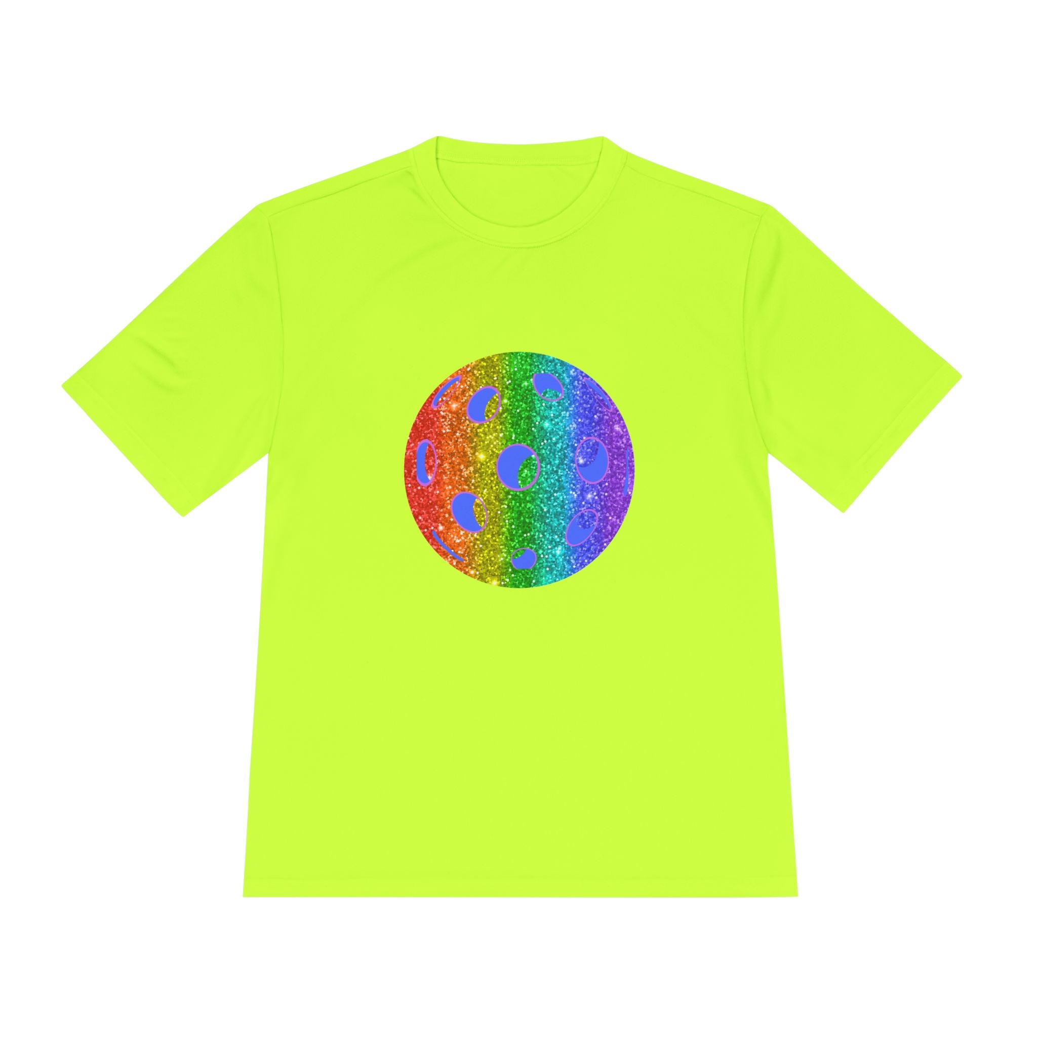 Sparkle Loud and Proud Moisture Wicking Pride T-shirt | Pickleball Tee for Men & Women | Gift for the LGBTQ2 Community
