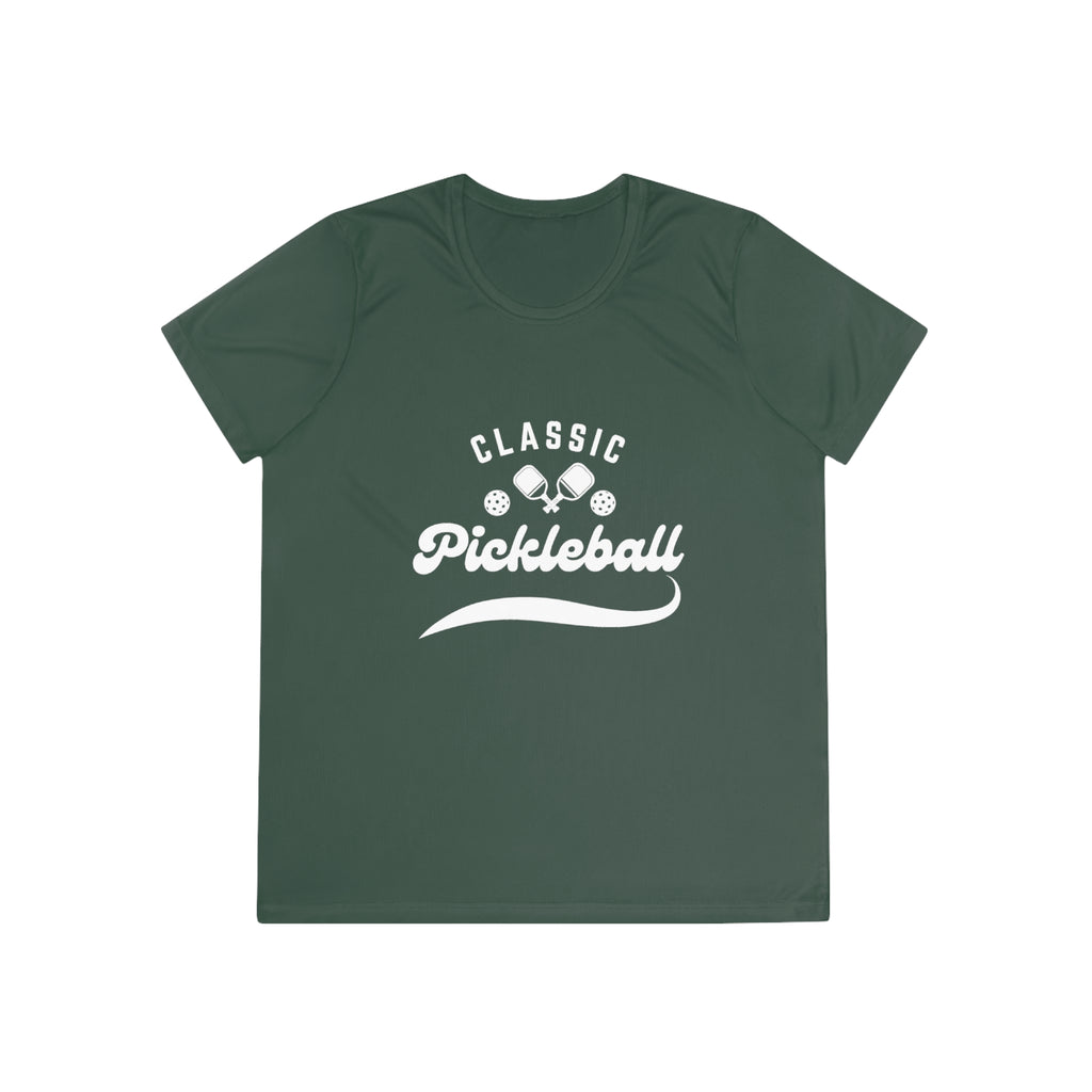 Women's Moisture Wicking Performance Classic Pickleball T-Shirt | Lightweight Activewear | Gift for Players & Friends