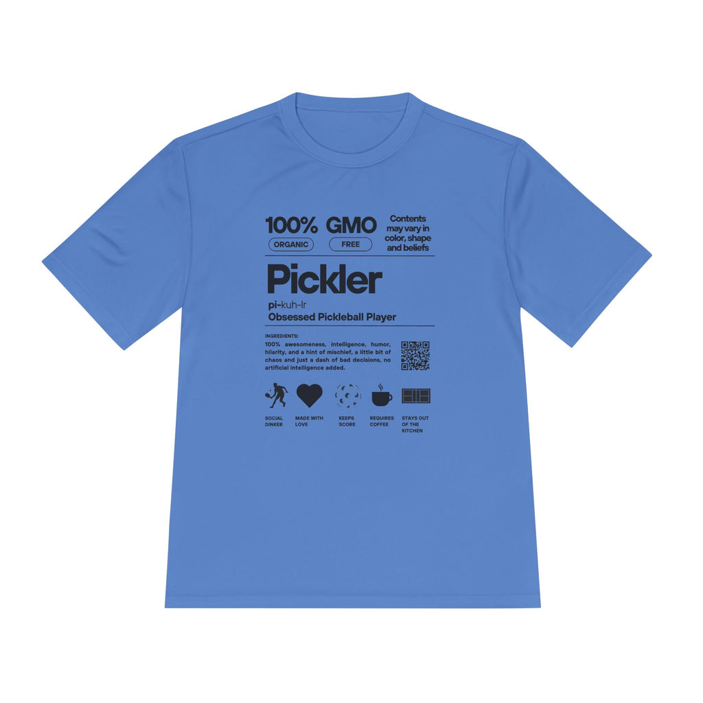 Moisture Wicking Performance Pickleball Tee | Pickler Funny Definitions | Relaxed Fit T-Shirt | Lightweight Activewear